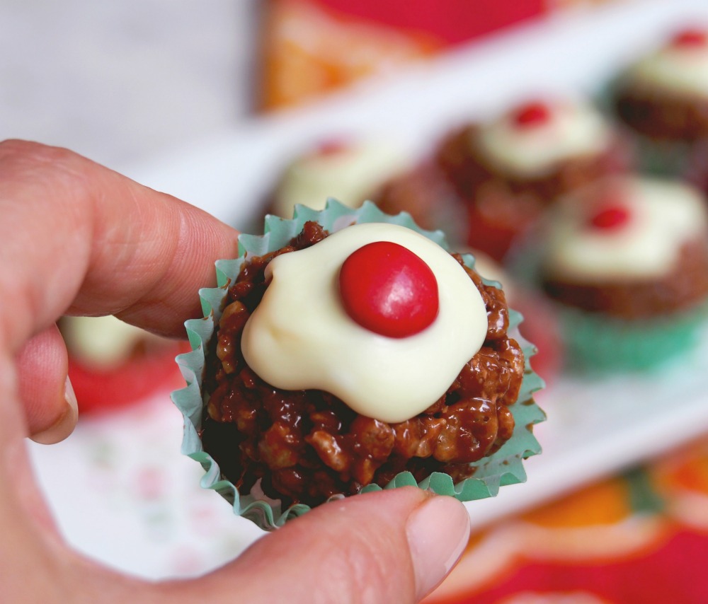 Mini Mars Bar Christmas Crackle Puds 5