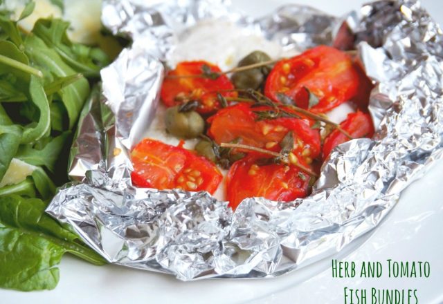 Herb and Tomato Fish Bundles