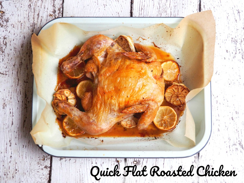 Quick Flat Roasted Chicken 3