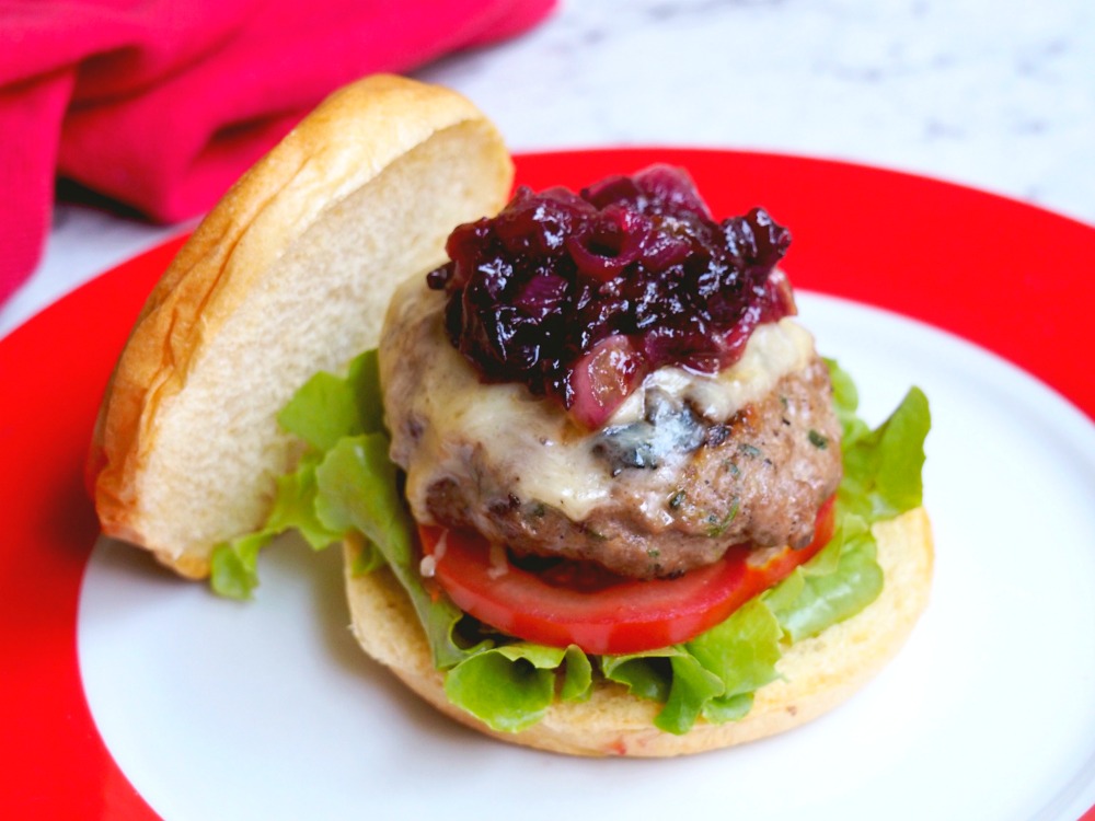 turkey burgers with cranberry onions 3