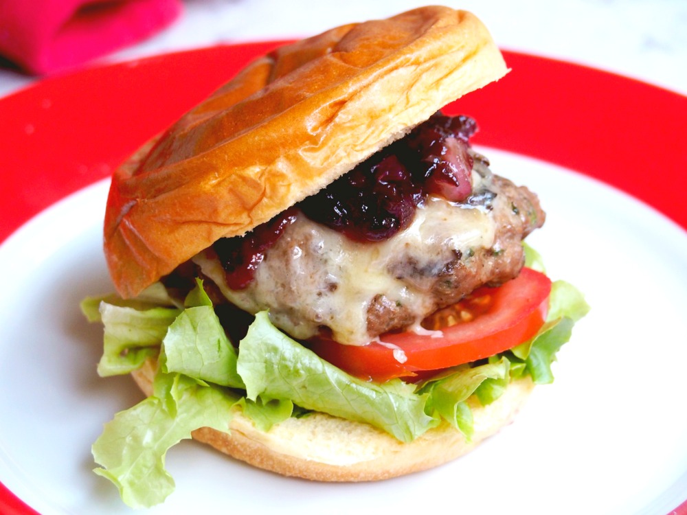 turkey burgers with cranberry onions 2
