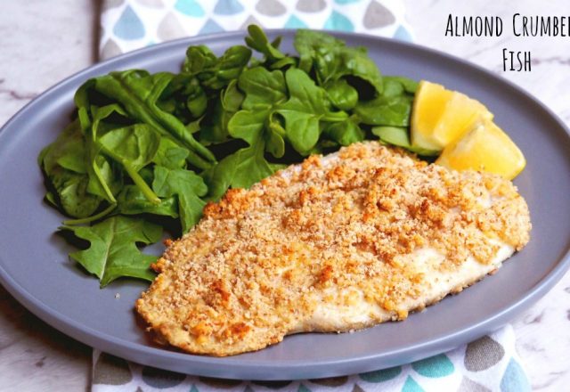 Oven Baked Almond Crumbed Fish