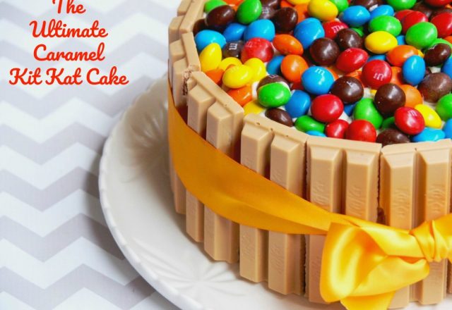 Ultimate Caramel Kit Kat Cake