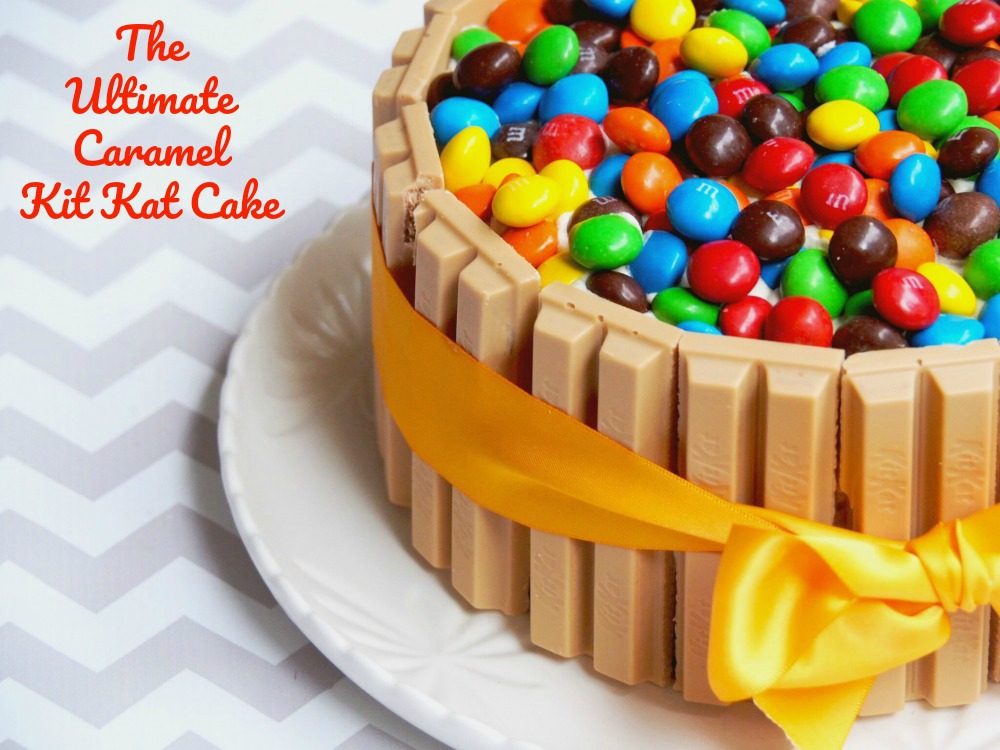 M&M's and Kitkat Cake