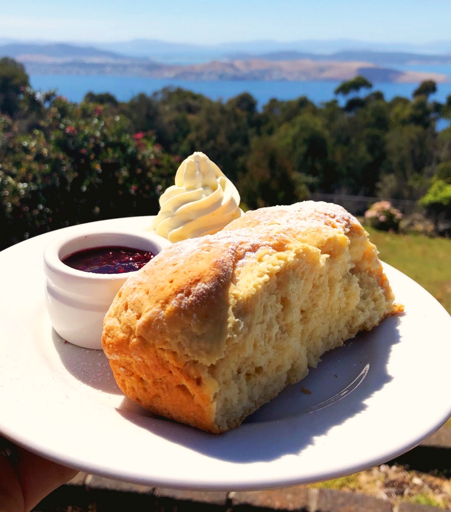 72 hours in Tasmania - Mount Nelson scones