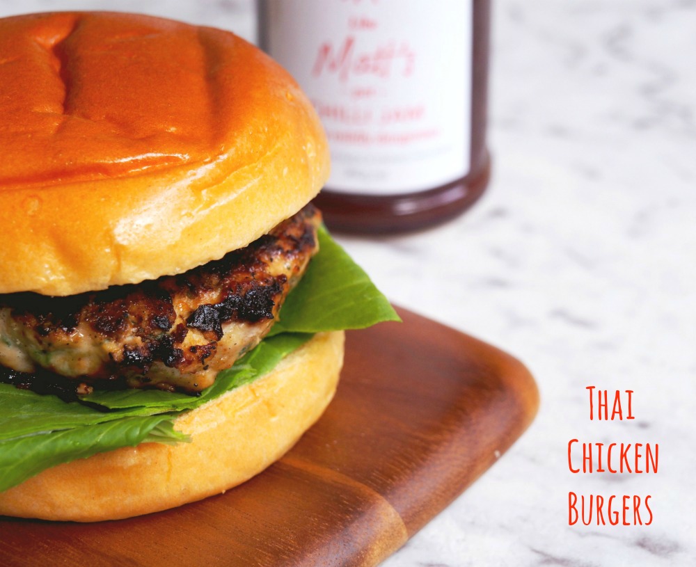 Thai Chicken Burgers