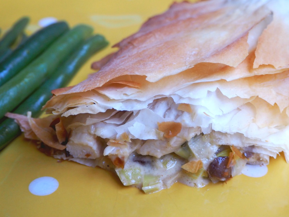 Chicken and Mushroom Filo Parcels 2