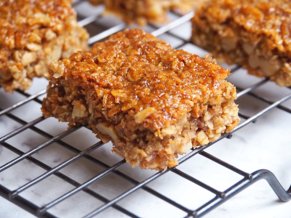 Orange and walnut flapjacks 4