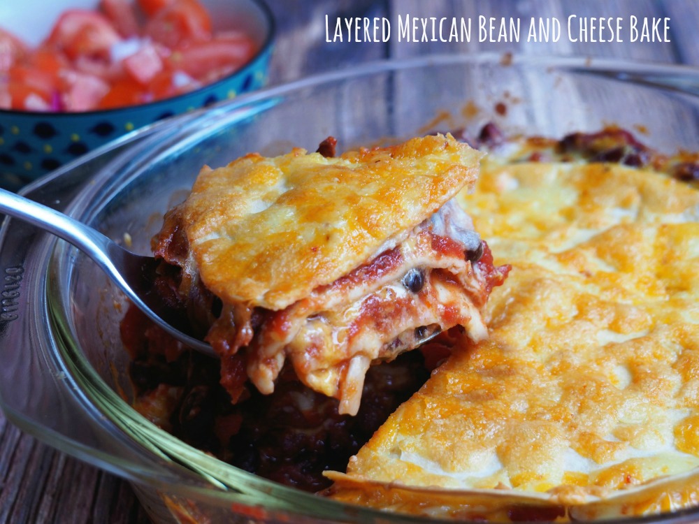 Mexican-Layered-Bean-and-Cheese-Bake