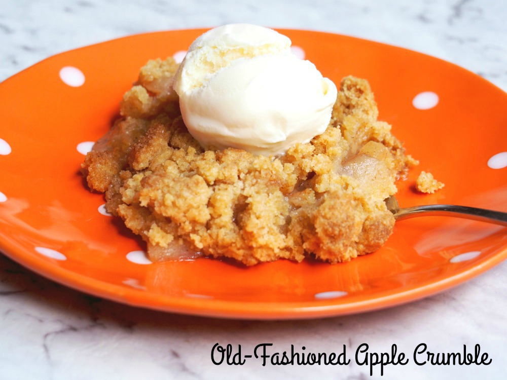 Old-Fashioned Apple Crumble