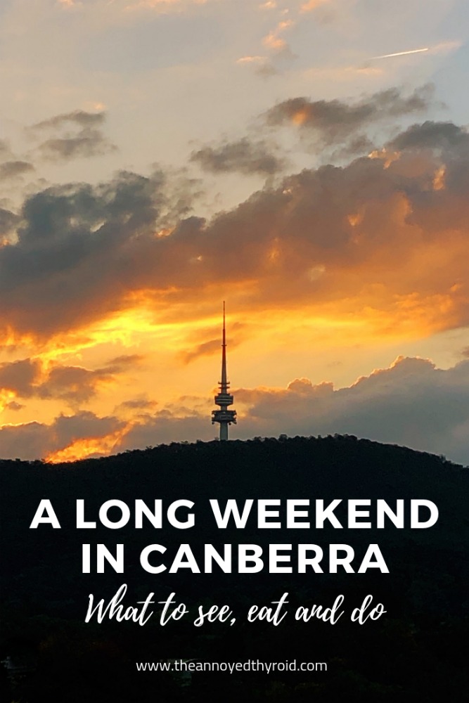 a long weekend in canberra
