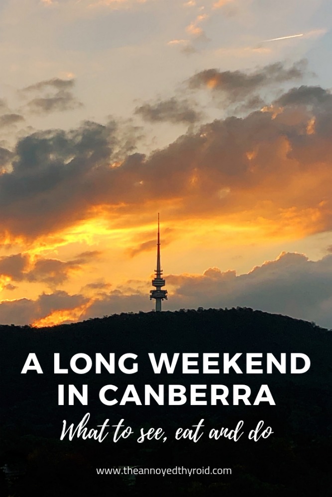 a long weekend in canberra