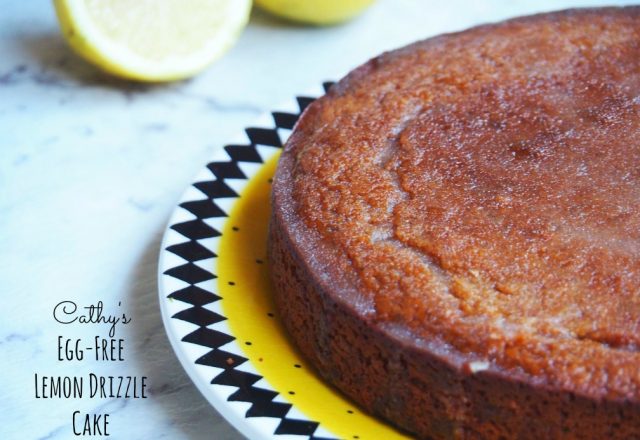 Cathy’s Egg-Free Lemon Drizzle Cake