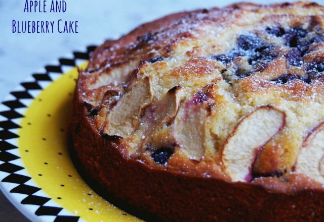 Donna Hay’s Simple Apple and Blueberry Cake