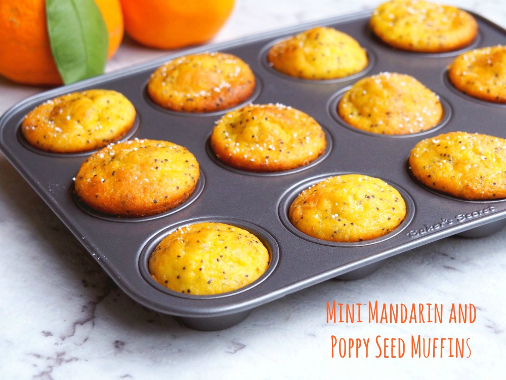 Mini Mandarin and Poppyseed Mini Muffins