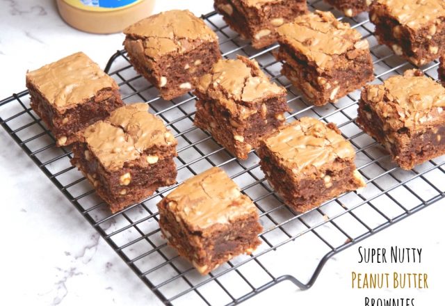 Super Nutty Peanut Butter Brownies