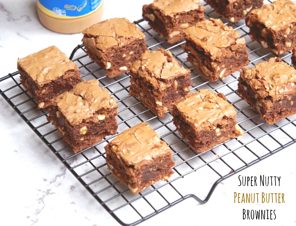 Super Nutty Peanut Butter Brownies