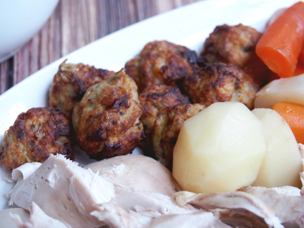 sage onion leek stuffing balls