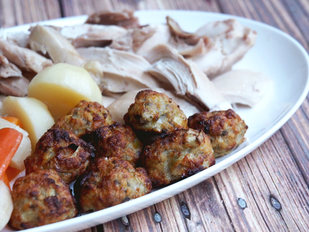 sage onion leek stuffing balls