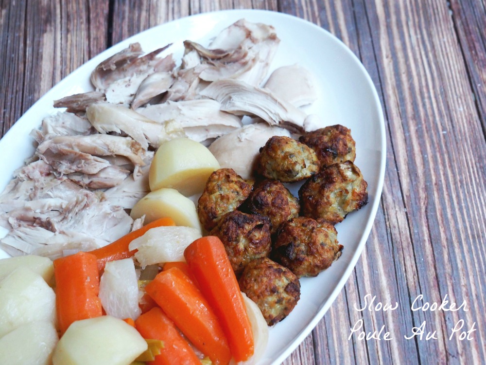 slow cooker poule au pot