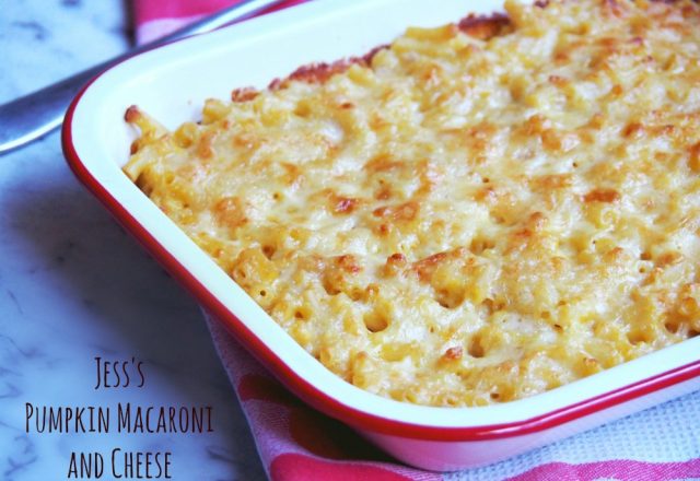 Meatless Monday – Jess’s Pumpkin Macaroni and Cheese