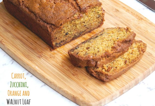 Carrot, Zucchini, Orange and Walnut Loaf