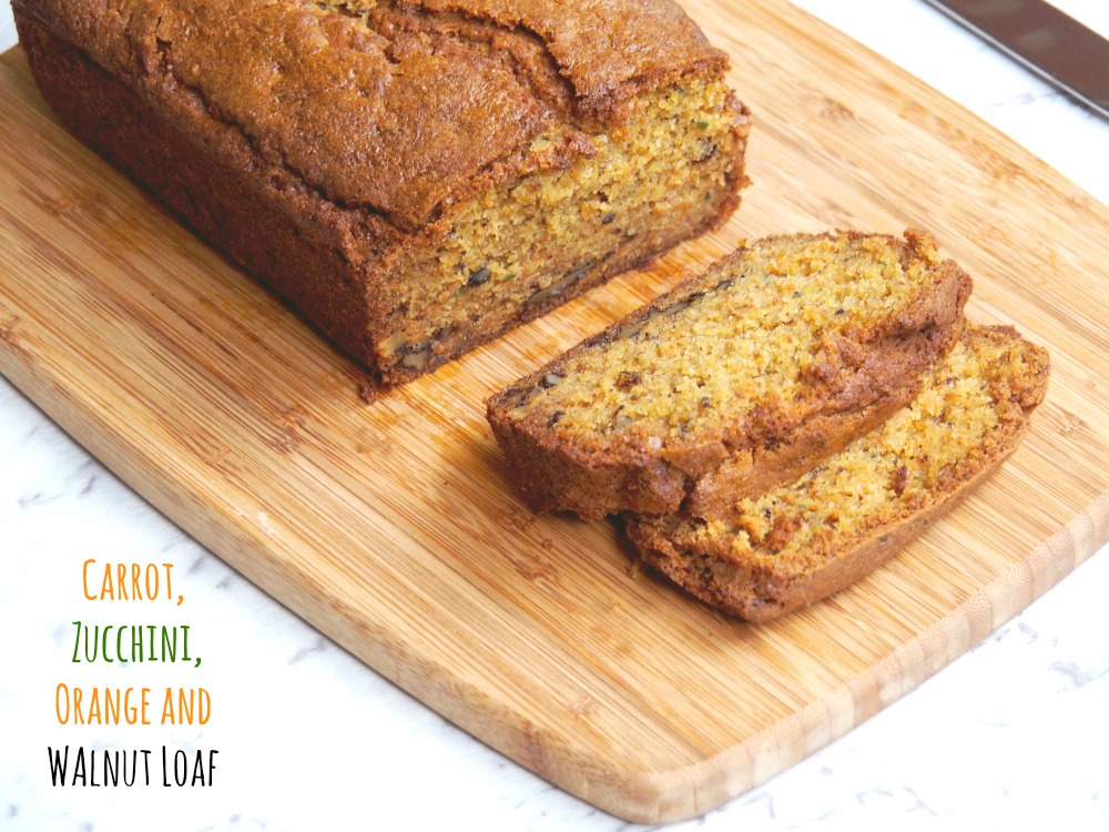 carrot zucchini orange loaf