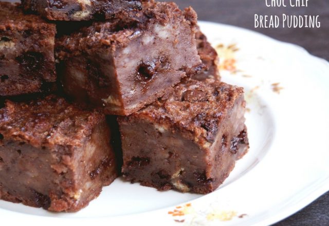 Choc Chip Bread Pudding