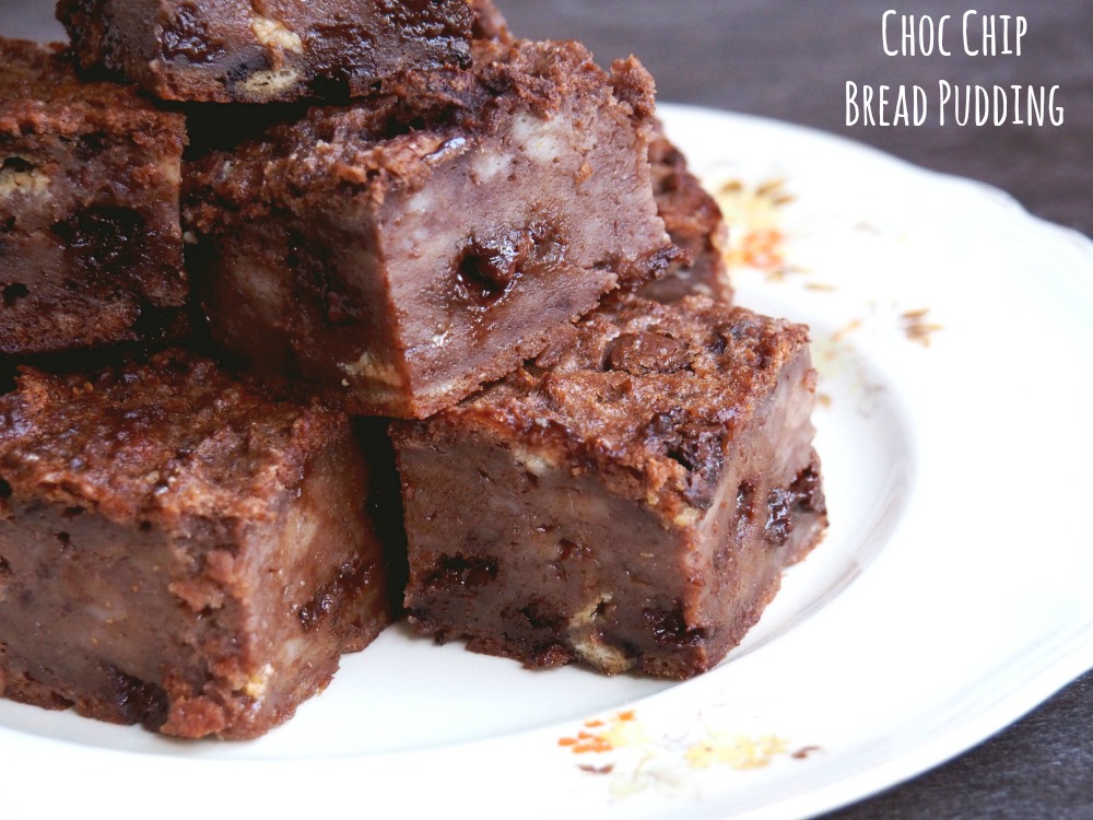 choc chip bread pudding