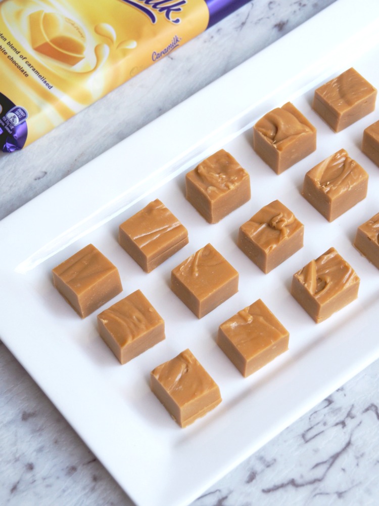 thermomix caramilk fudge slice