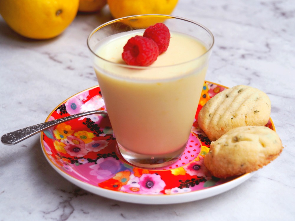 lemon posset rosemary shortbread