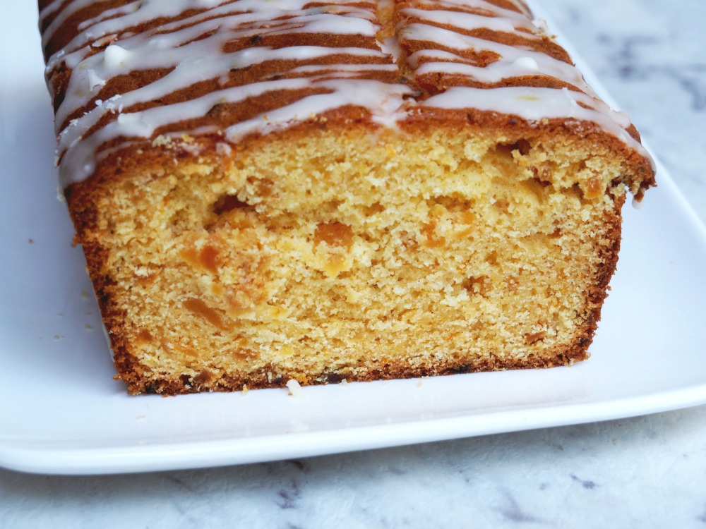 easy apricot orange loaf cut