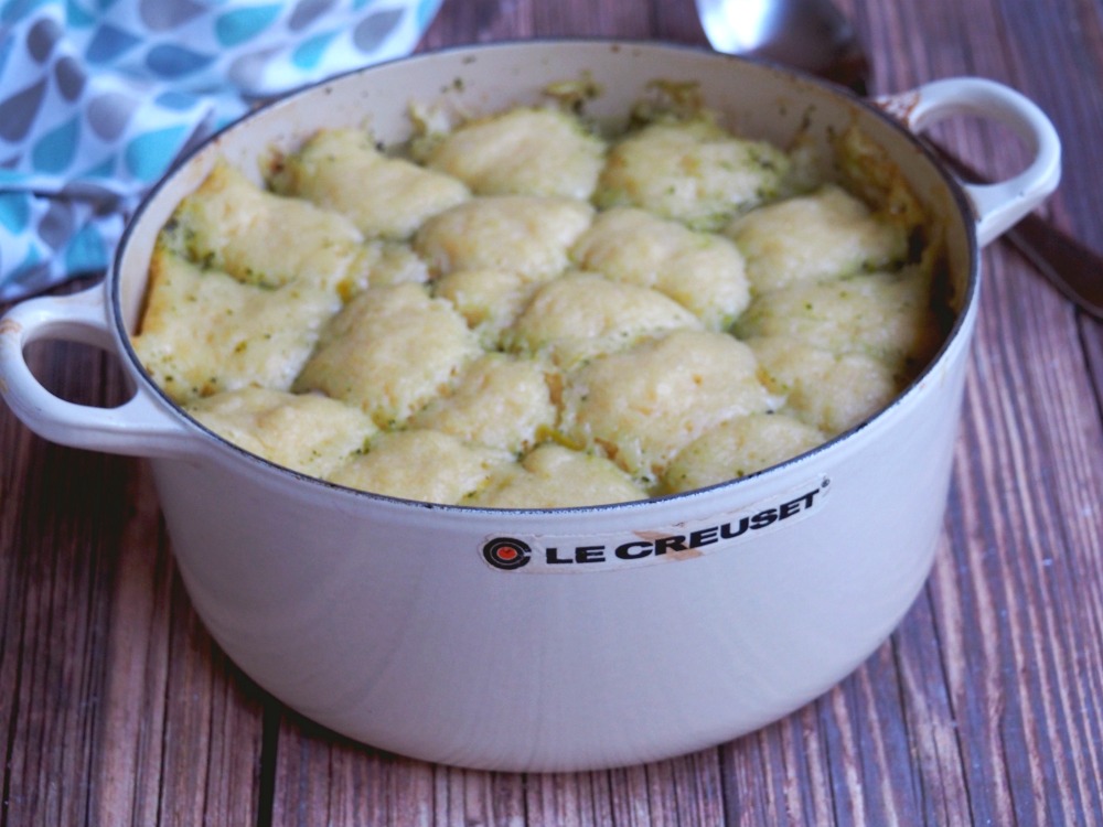 pesto chicken casserole dish