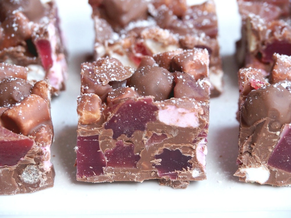 really raspberry rocky road