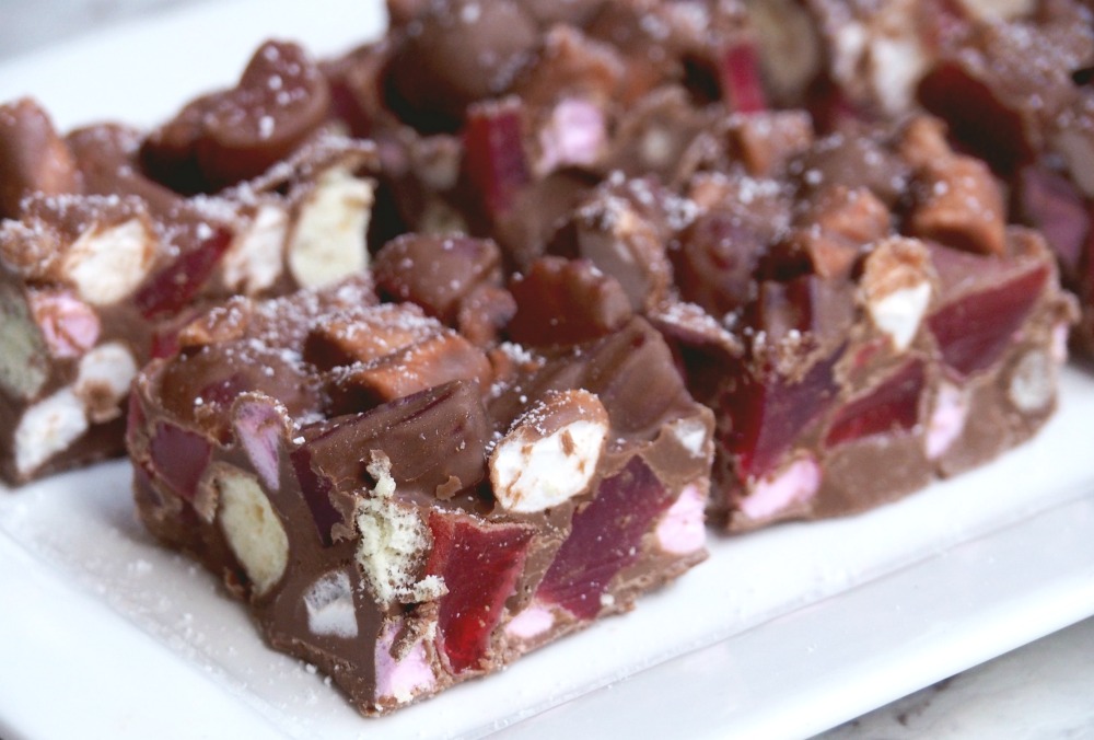 really raspberry rocky road