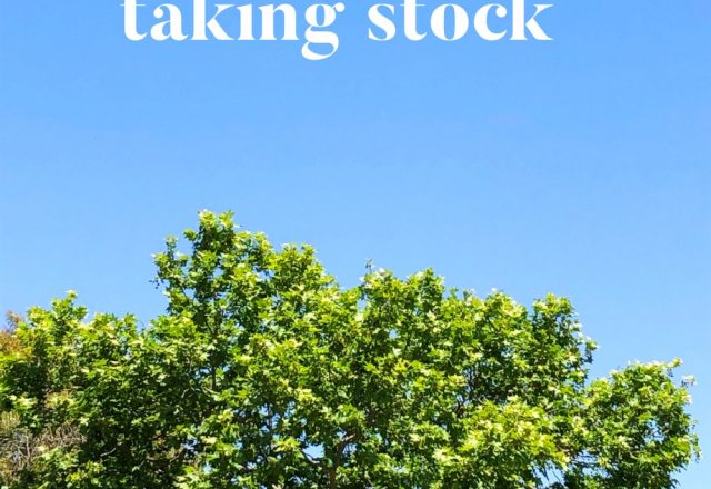 Taking Stock – October 2019