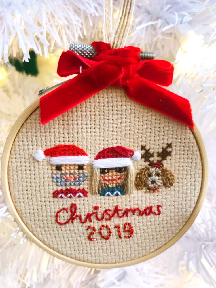 chilly creates crossstitch decoration