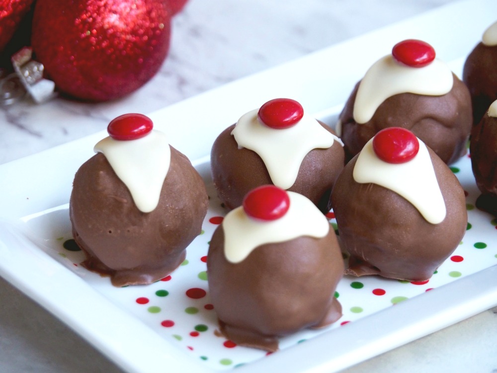 no bake christmas jaffa cake truffles 3