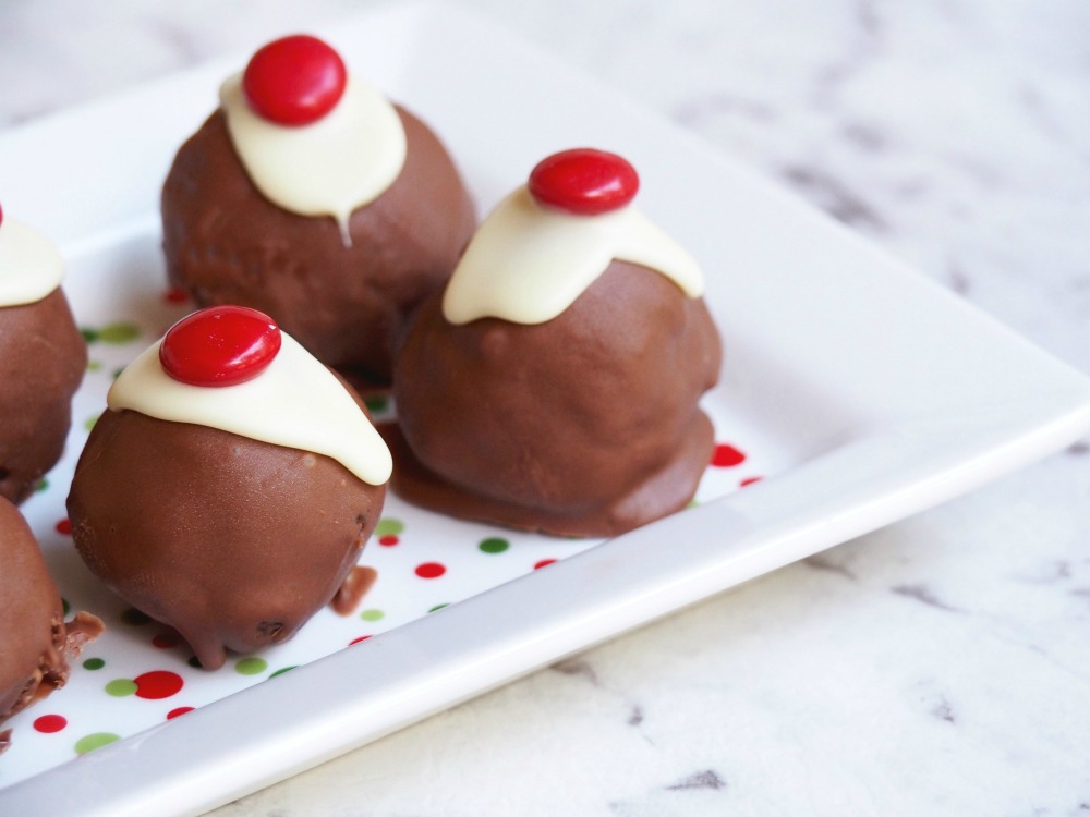 no bake christmas jaffa cake truffles 4