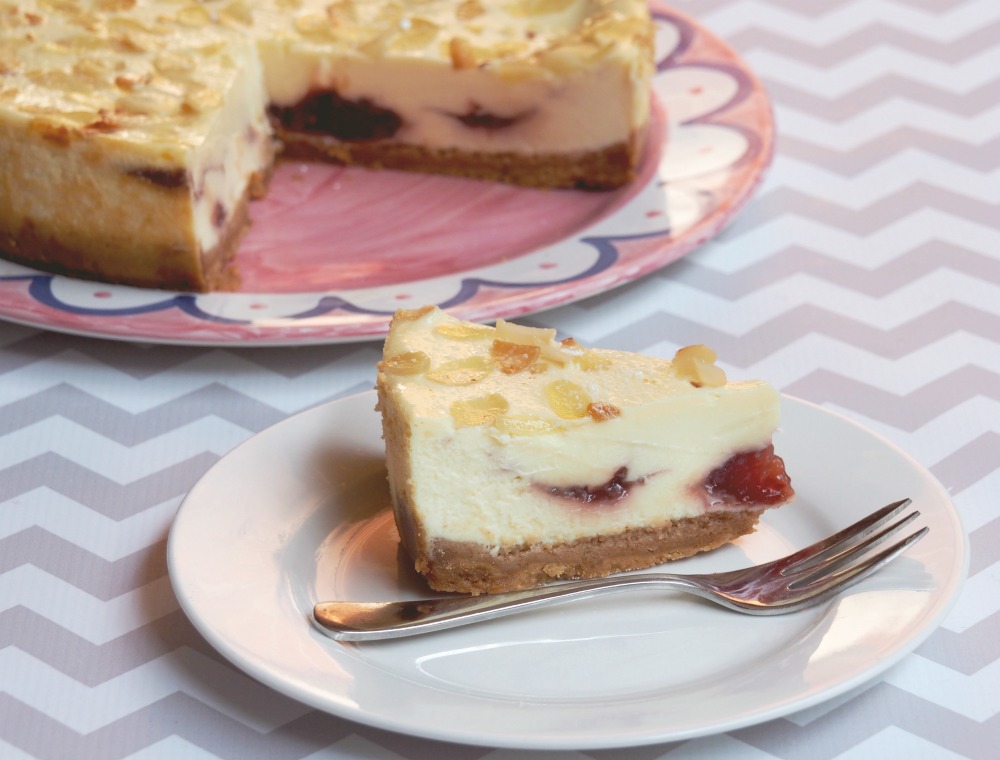 baked bakewell cheesecake 7