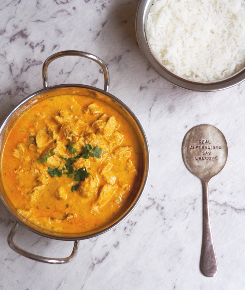 easy chicken yoghurt curry