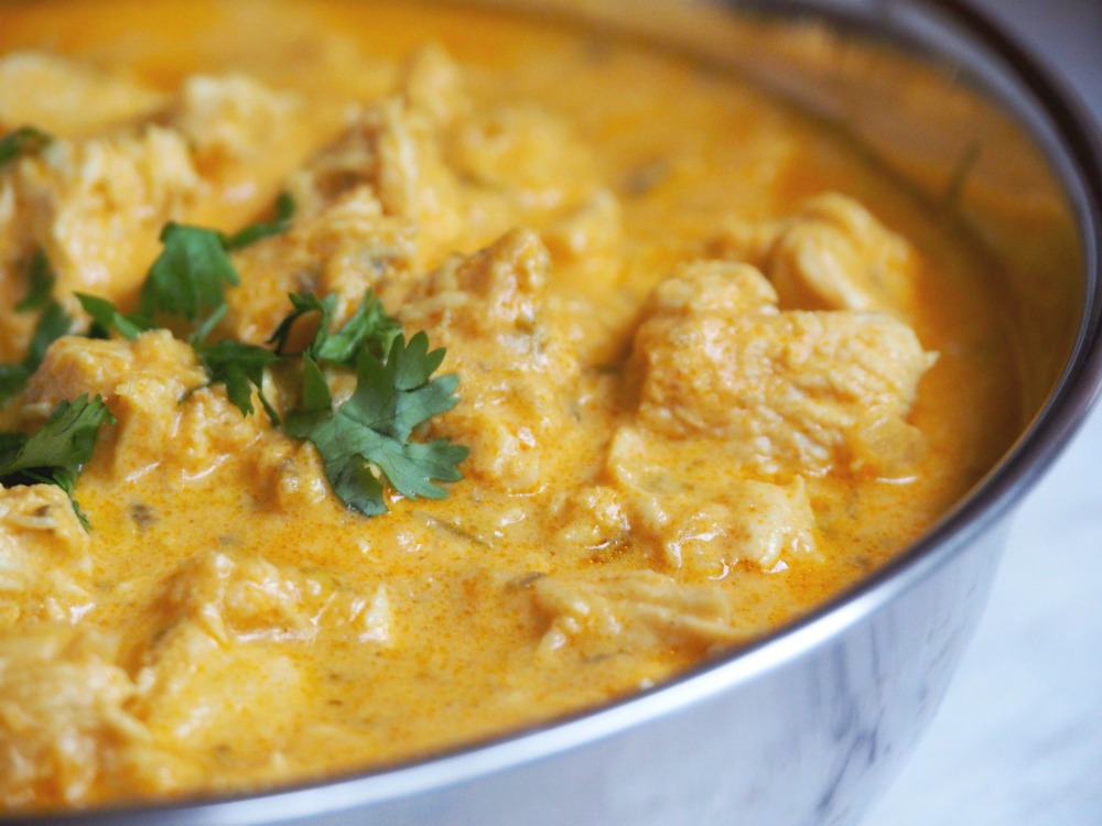 easy chicken yoghurt curry 