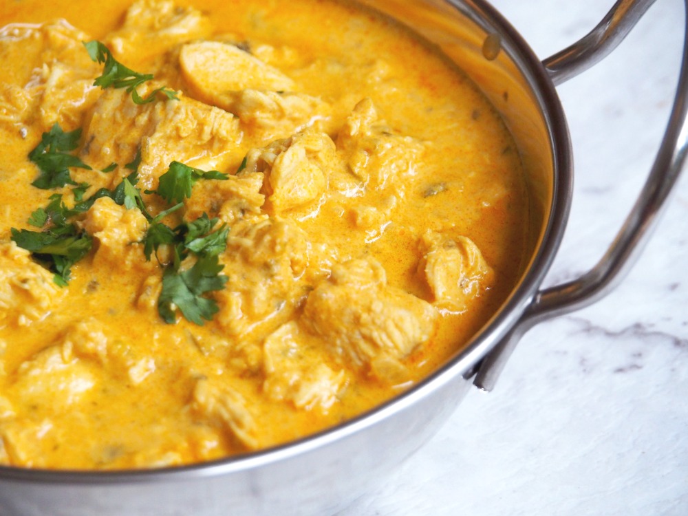 easy chicken yoghurt curry