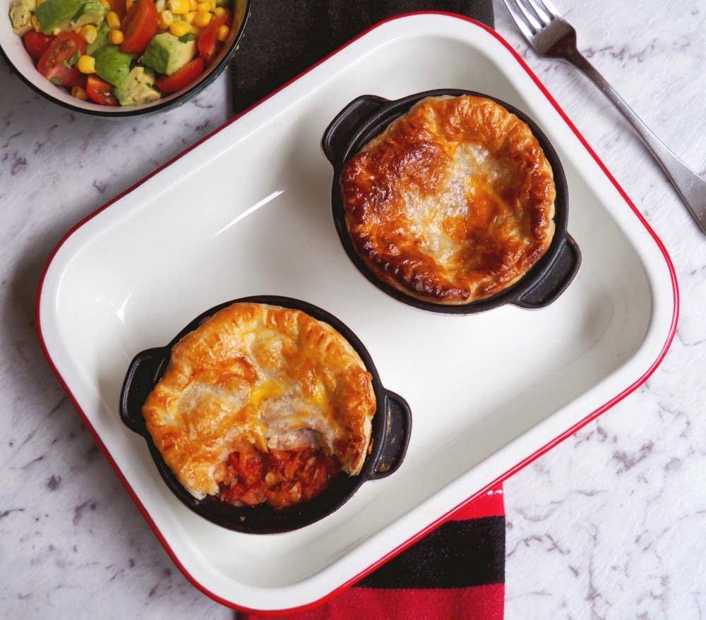 chorizo and bean pot pies 3