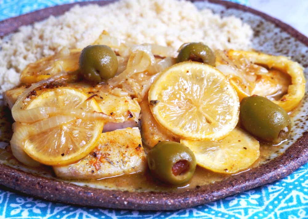 fast fish tagine plate