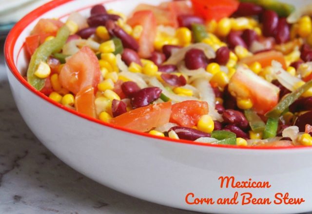 Mexican Corn and Bean Stew
