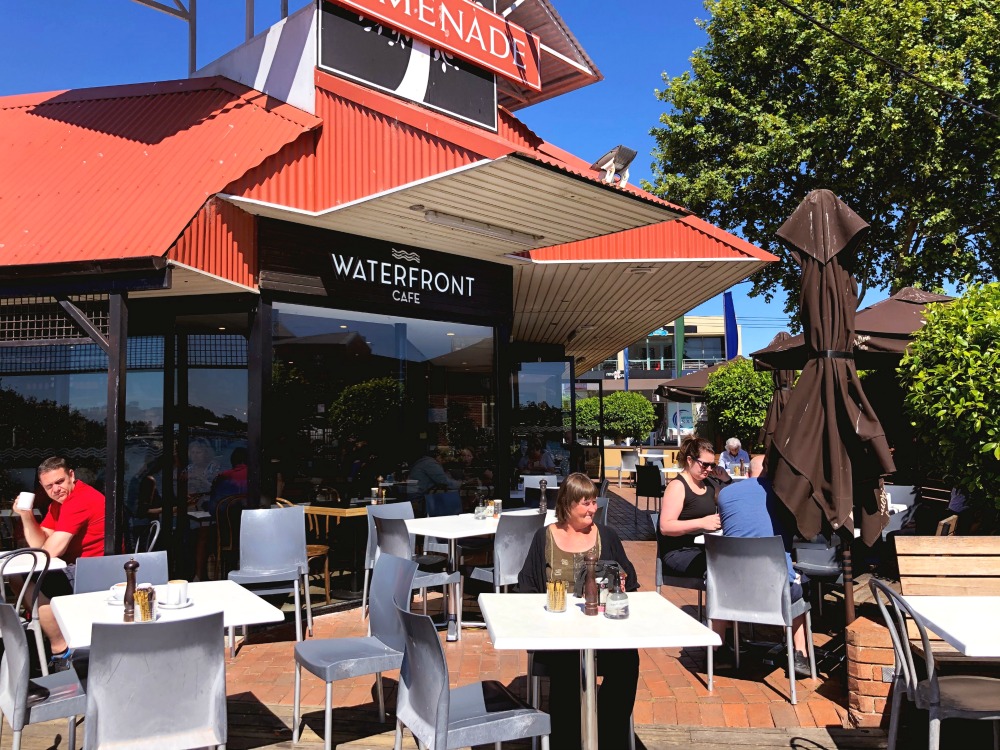 Waterfront Cafe Merimbula outside seating