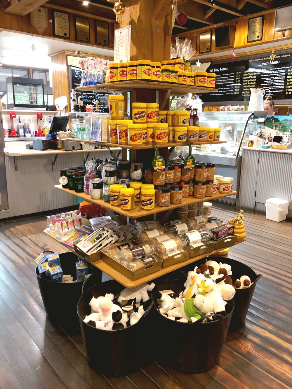 inside Bega Cheese heritage shop