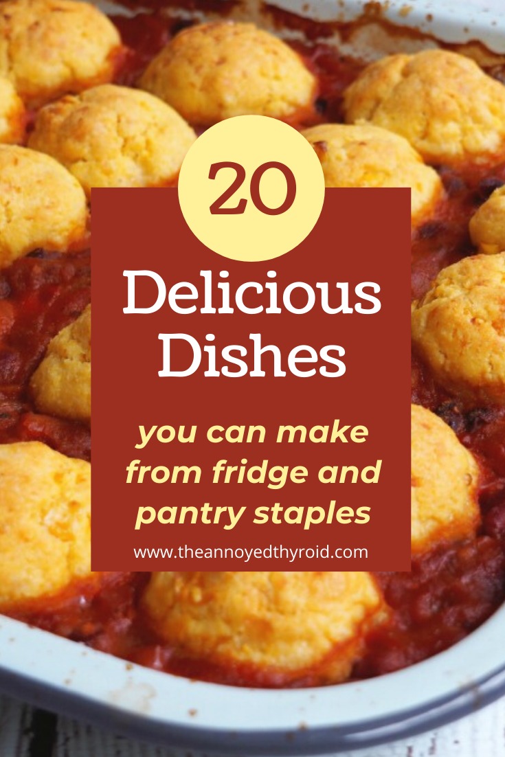 20 delicious dishes using fridge pantry staples