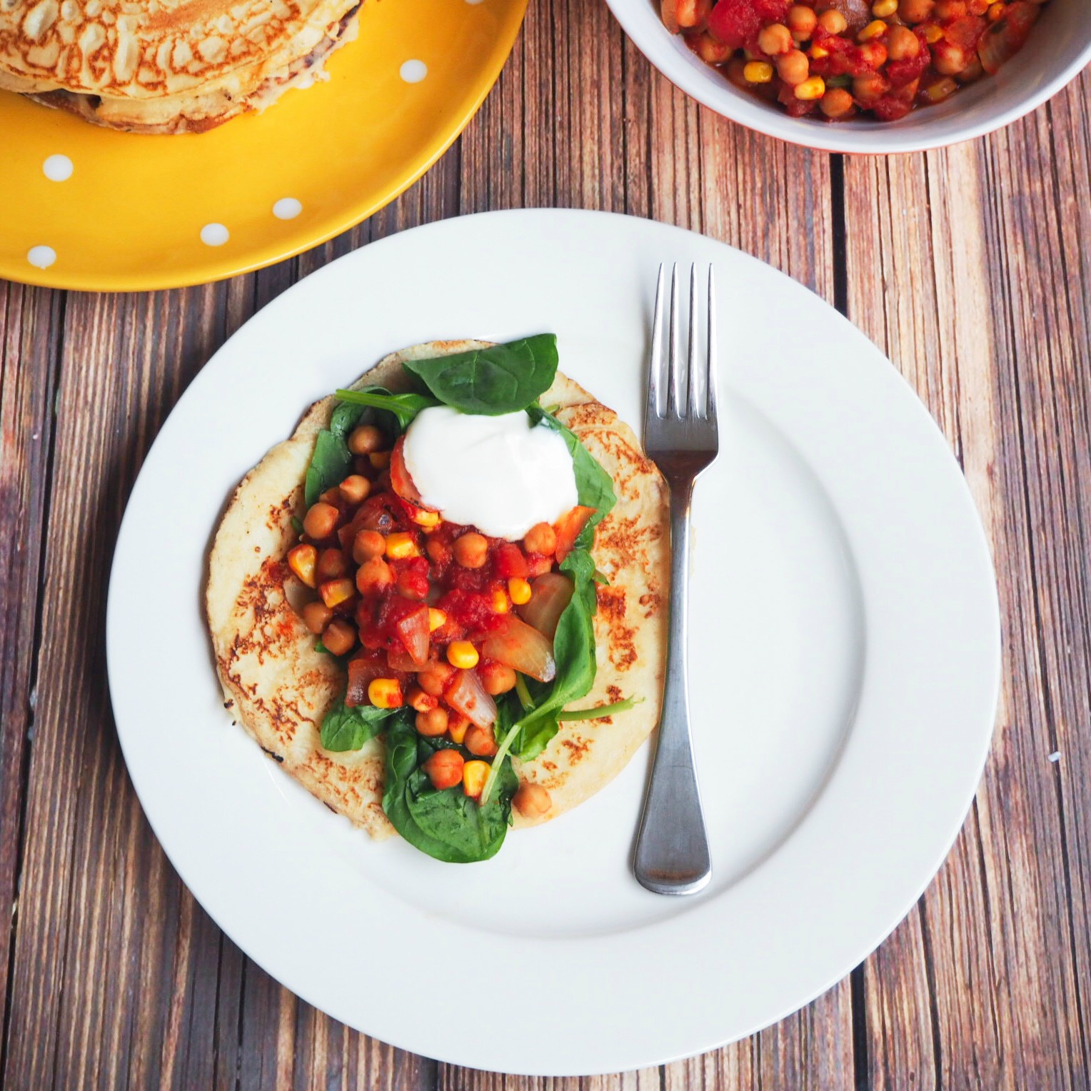 easy savoury pancakes